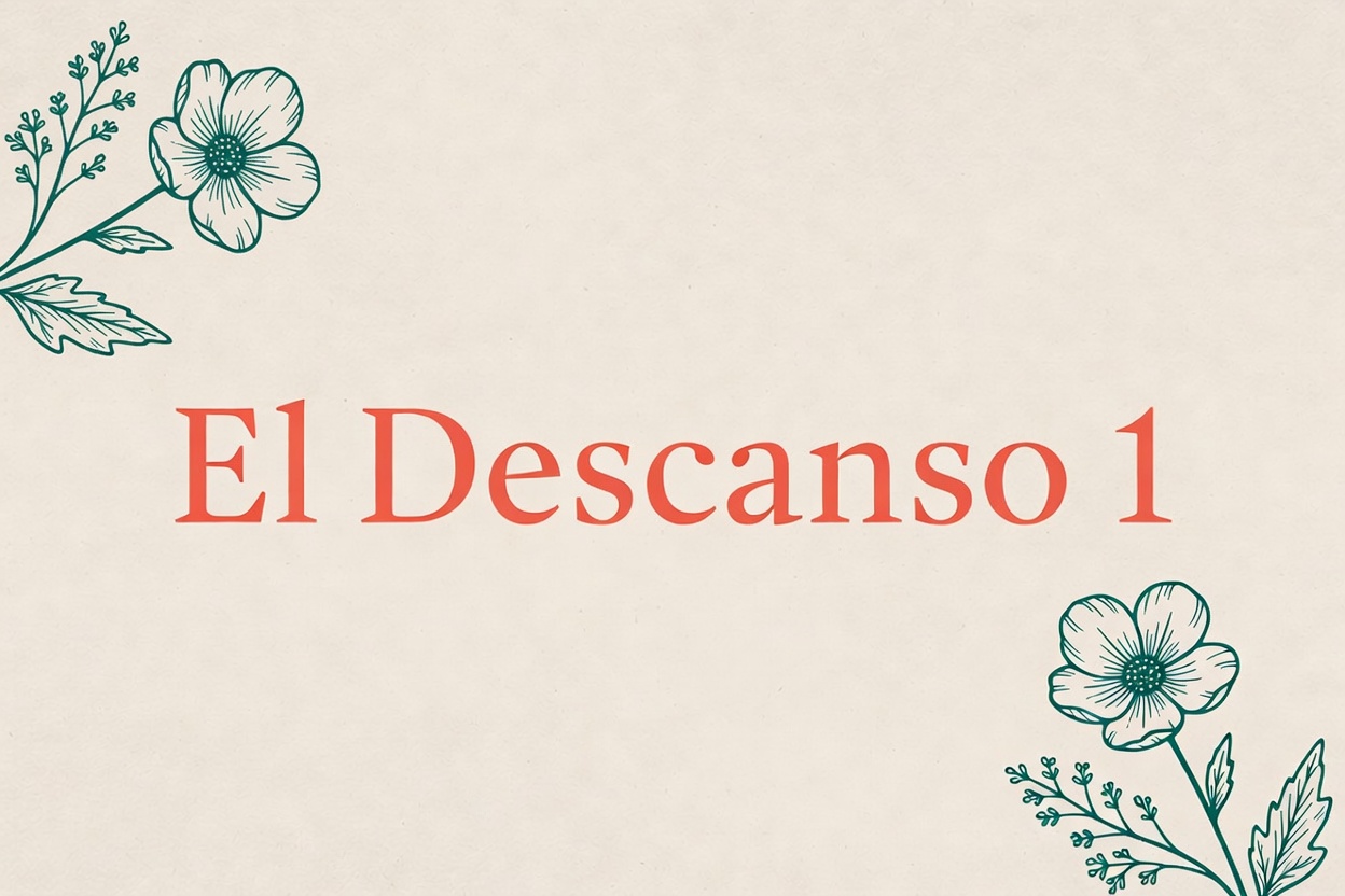 El Descanso 1 Portada